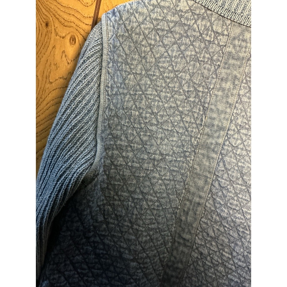 Vintage Blue Willi's Nautical Knit Sweater Sailboat Denim Size L - Picture 11 of 11